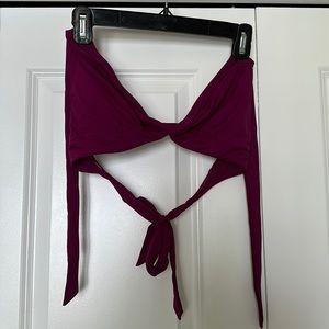 COPY - Triangle tie Swim top, great condition